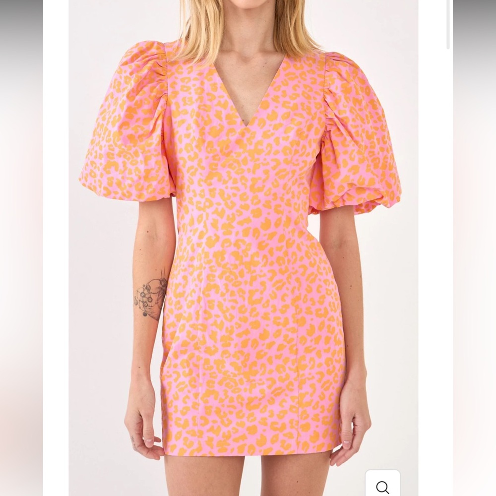 Endless Rose Pink and Orange Mini Dress